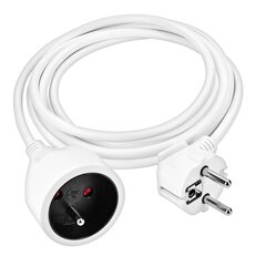 1z prodlužovací přívod - spojka, 3m, 3 x 1mm2, bílá SOLIGHT PS03