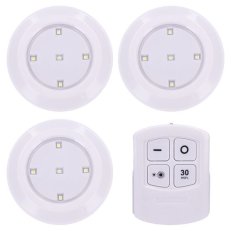 LED světélka s dálkovým ovládáním 3x 50lm časovač bateriové napájení WL906