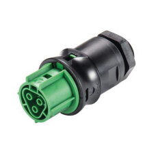 zásuvka vestavná gesis RST, 3-pól, šroubové svorky, M20, zelená