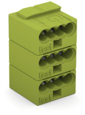 Konektor (zásuvka) PUSH WIRE d0,8 mm oranžová 2pól. WAGO 243-742/000-012