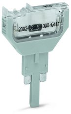 Zásuvný modul pro základní svorky 2pól. šedá WAGO 2002-800/1000-411