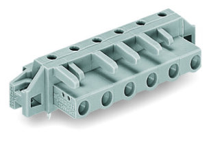 Pružinová svorkovnice THT úhlová 7,5 mm šedá 16pól. WAGO 232-846/031-000