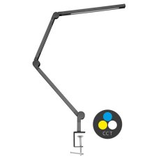 LED stmívatelná stolní lampa 8W+11W,700lm,CCT,černá ECOLITE LU19WT-CR