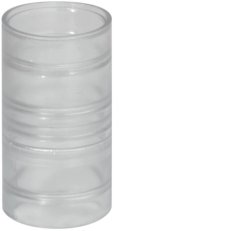 MFL25 spojka korug. trubek, d 25 mm, transparentní INSET 10656