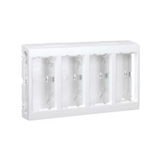 Nástěnná krabice bez bočních vík CIMA PRO 8×K45 čistě bílá SBC450/9