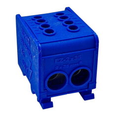 Distribuční blok DTB 2×35 modrý ELEKTRO BEČOV U235D12