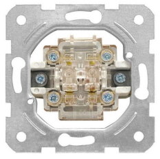 Přístroj spínače č.2, 2pólový, 10 A, šroubové svorky SCHRACK EV100008--