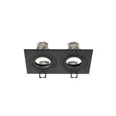 NEW TRIA 155, podhledový kroužek, D: 17 Š: 9 V: 4 cm, dvousvítidlo, IP 20, černý