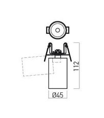 XPIPE ADJ. SEMI-REC. PROJ. 1x11W 220-240