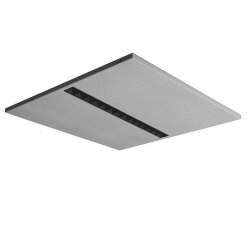 ES1500 LED 840 vestavný čtverec A m600 1x černý reflektor optika 50° 250mA