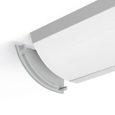 Záslepka KLUŚ KOPRO-30-L-L pro LED hliníkové profily šedá, C24173C02
