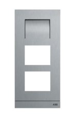 Tablo tlačítkové audio pro 2 tlačítkové moduly ušlechtilá ocel M21013N6-S-02 ABB