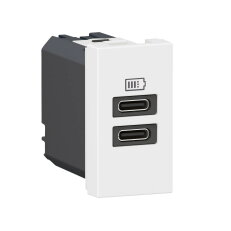 MOSN 2XUSB-C NABÍJEČKA 3A 1M BÍLÁ