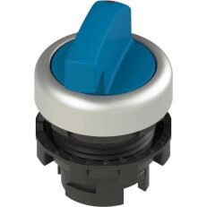 Přepínač Dlouhá páka, d22mm, 2, modrý, plast, chrom, IP67 PIZZATO E21SE22ACA69AB