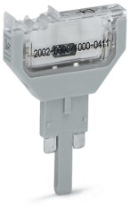 Zásuvný modul, 2pól., Anoda vlevo, Šedá WAGO 2002-800/1000-918