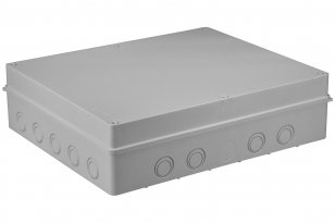 Malpro S-BOX 816 Krabice S-BOX 816, 460 x 380 x 120 mm, 18 průchodů, IP65 šedá