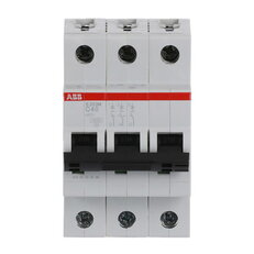 S203M-C40 3 fázový jistič 40 A char. C 10kA ABB 2CDS273001R0404