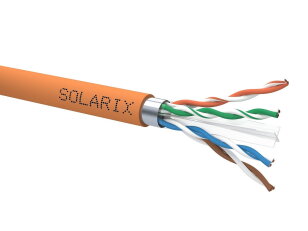 Datový kabel UTP cat 6A LSOHF B2ca-s1,d1,a1 drát 500m SOLARIX 26000039