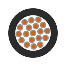 Jednožilový vodič ÖLFLEX HEAT 260 SC 26/7AWG BK černá LAPP 0095001