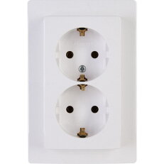 941102063 Double earthed socket outlet,