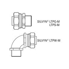 Kovová ochranná hadice s pláštěm SILVYN LTP 10 / 7.0X11.8 BK 50M LAPP 61805400