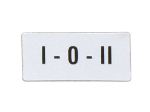 Lovato LPXAGB205 Stítek ''I-O-II''