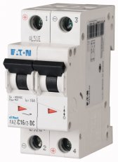 Eaton 279135 Jistič FAZ,pro stejnosměrný proud,char C,2pólový