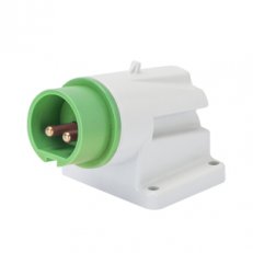 Gewiss GW60471  Přívodka pevná nástěnná 90° 3pól. 16A 24/42V 11H IP44