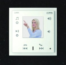 LARA intercom a dveřní komunikátor ve vypínači LARA Intercom ledová ELKO EP