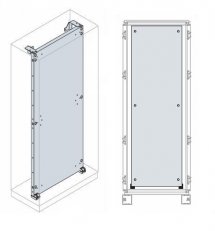 Montážní deska pozinkovaná pro skříň IS2