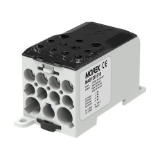 Distribuční blok OJL 280A, vstup 1xAl/Cu120mm2, výstup 2x35/5x16/4x10mm2 šedý