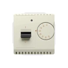Univerzální otočný termostat, vestavěný senzor, 16A, 230V~, béžová BMRT10W.02/12
