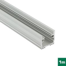 AL profil FKU48 K/U pro LED, bez plexi, 1 m, elox FK TECHNICS 4738448