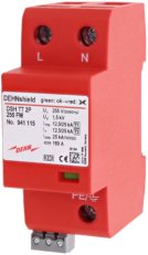 Kombinovaný svodič DEHNshield typ 1+2 pro jednofázové sítě TT a TN 941115