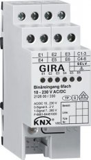 Binární vstup 6x 10 - 230 V AC/DC KNX p.na l. DIN GIRA 212600
