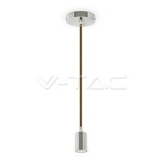 Závěsné svítidlo V-TAC Chrome Brown VT-7338