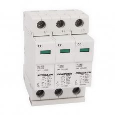 Svodič přepětí T1+2/BC kompletní 3p 12,5kA/280V série UAS SCHRACK IS210448--