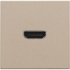 Zásuvka HDMI-HDMI CHAMPAGNE COATED NIKO 157-69417