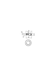 OBO 165 ADA PG29-M25 Adaptér kabelové vývodky PG - M PG29-M25 Mosaz CuZn