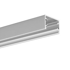 LED hliníkový profil KLUŚ GLAZA-LL stříbrná anoda 3m, A02627A_3