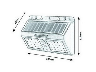 Ostrava LED 2,4W IP65 černá 4000K 225lm RABALUX 7881