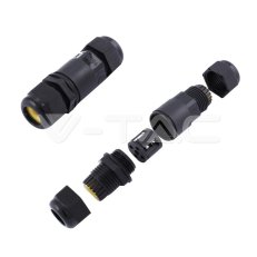 Waterproof Black Terminal Block 5-9mm IP