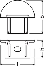 LEDVANCE Medium Profiles for LED Strips -PM01/EC/H