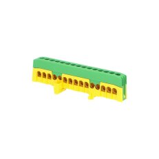 Můstek PE 15-F2 (svorkov. 15x16mm2) krytý IP20 zeleno-žlutý 63A na DIN 1001320