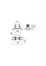 BAZA 1 FIR INCASTRATA (LED) MBK REDO CR2 LED MBK