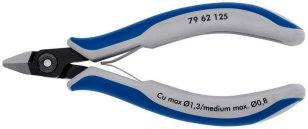 Přesné boční štípací kleště na elektroniku 125 mm KNIPEX 79 62 125
