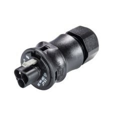 konektor na kabel 3-pól, samec, průměr kabelu 10-14mm, IP66/68, černý, ATEX