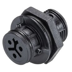 konektor vestavný RST08i2 2-pól, samice, 8A, černý, šroubové svorky