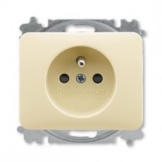 ABB ALPHA EXCLUSIVE Zásuvka s ochr. kolíkem slonová kost 5519B-A0235722G