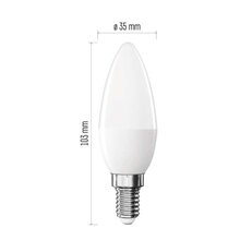 LED žárovka Classic svíčka E14 4,2W (40W) 470 lm studená bílá EMOS ZQ3E24